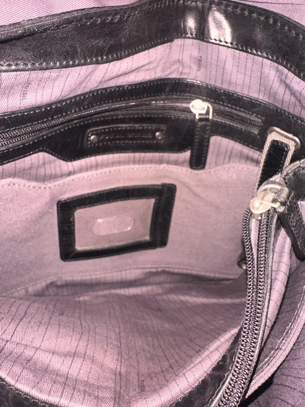 FOSSIL Y2K Computer Messenger Leather Bag